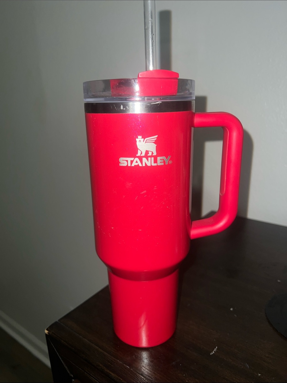 Red Stanley Travel Mug